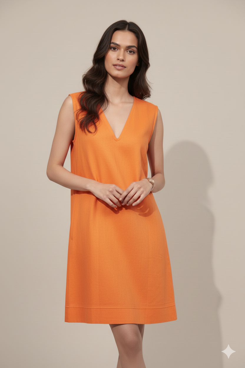 Nara linen short dress